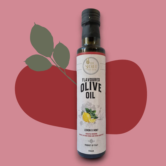 LEMON AND MINT flavoured olive oil 250 ml - New label
