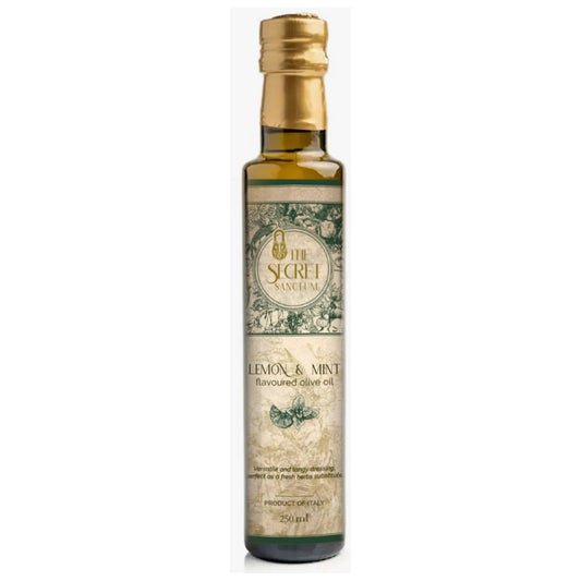 LEMON AND MINT flavoured olive oil 250 ml - Old label