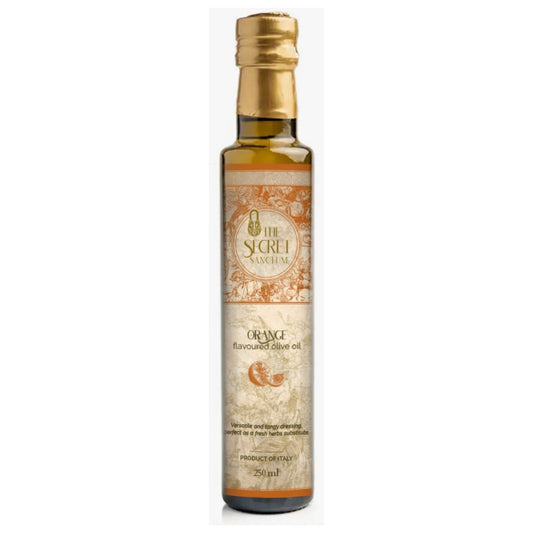 ORANGE flavoured olive oil 250 ml - MADE WITH FRESH FRUIT - NO AROMAS