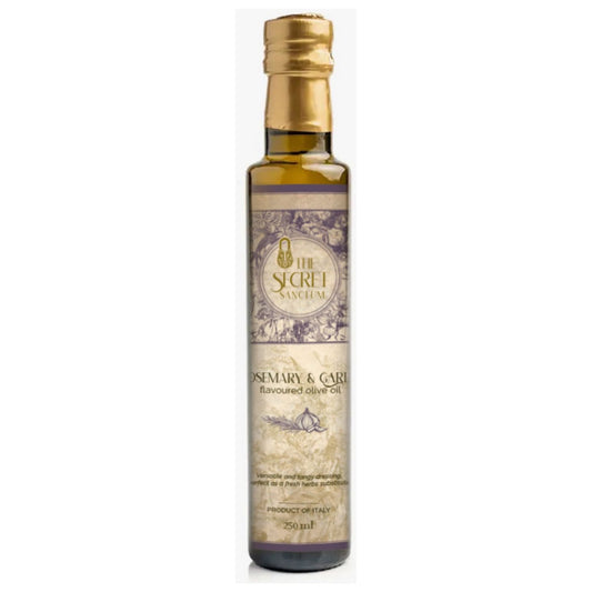 ROSEMARY AND GARLIC flavoured olive oil 250 ml - Old label