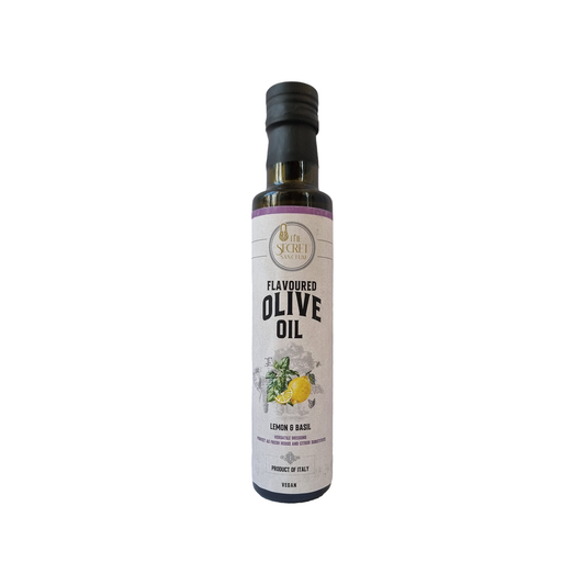 TSS LEMON AND BASIL flavoured olive oil  250 ml - New label