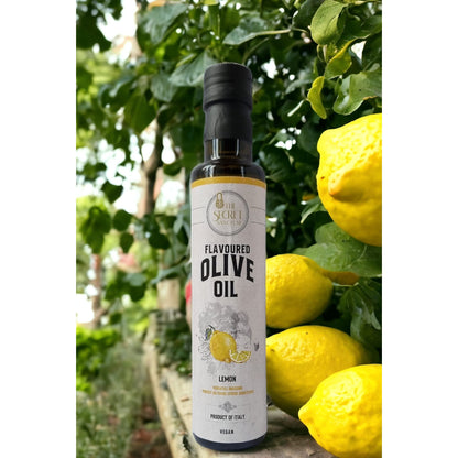LEMON flavoured olive oil 250 ml - MADE WITH FRESH FRUIT - NO AROMAS
