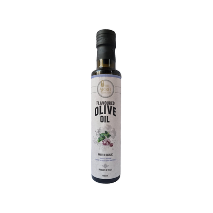 MINT AND GARLIC flavoured olive oil 250 ml - New label