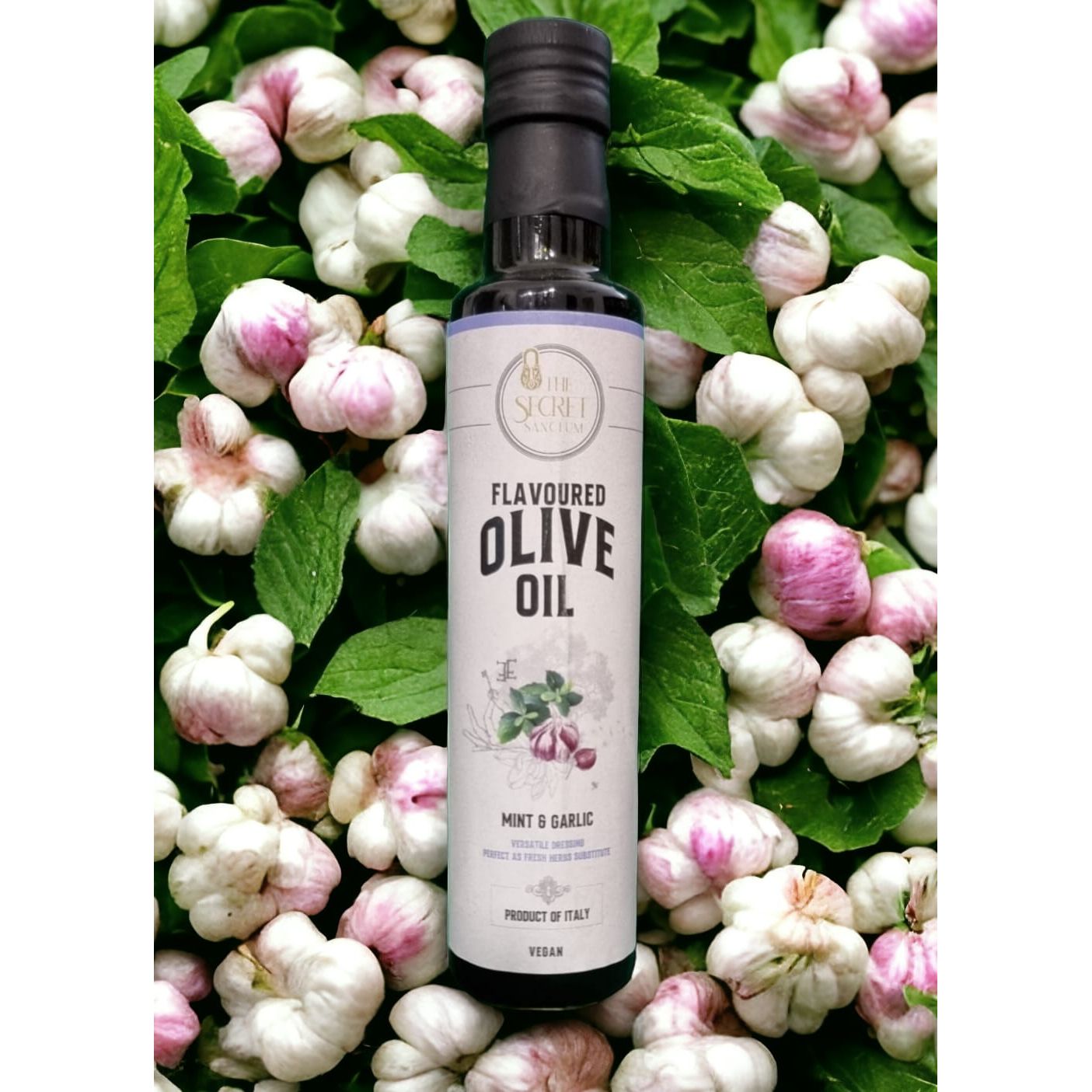 ROSEMARY AND GARLIC flavoured olive oil 250 ml - New label