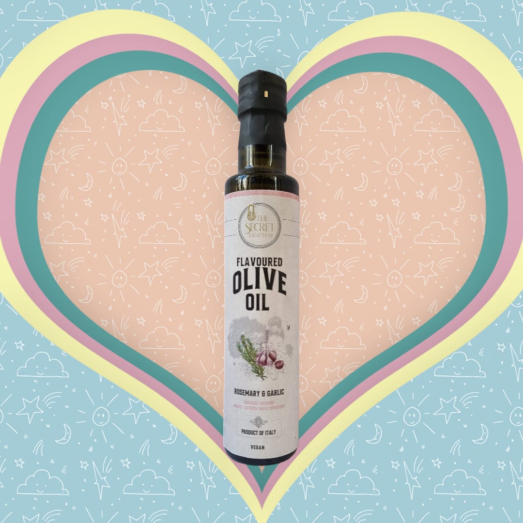 ROSEMARY AND GARLIC flavoured olive oil 250 ml - New label