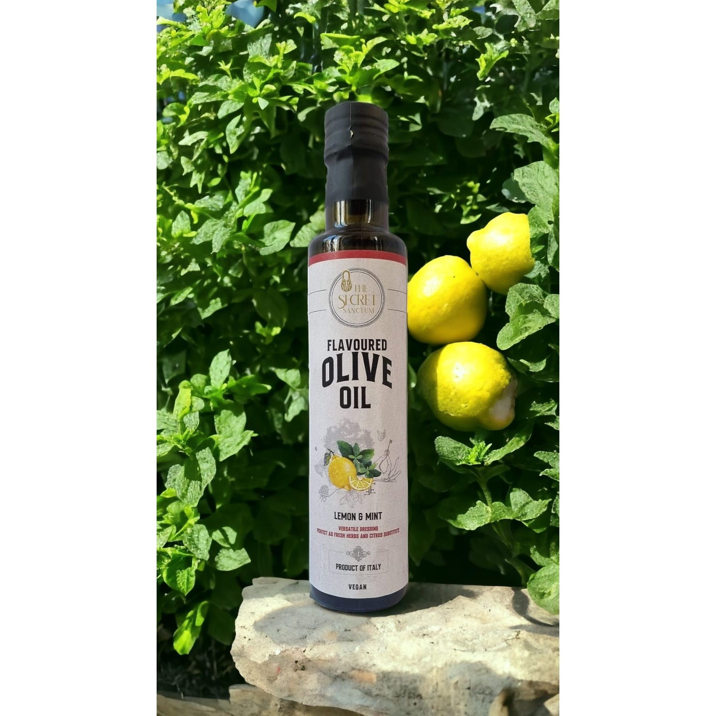 LEMON AND MINT flavoured olive oil 250 ml - New label